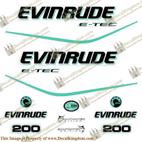 Kit decalcomanie evinrude - kit,