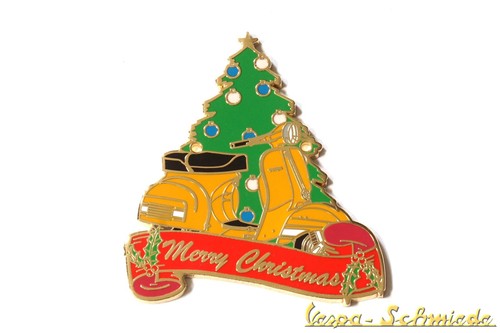 Targa metallo vespa - targa, "merry