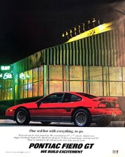 1986 PONTIAC FIERO GT Genuine