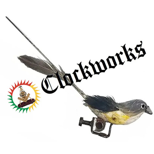 Orologio cucù piumato - a,