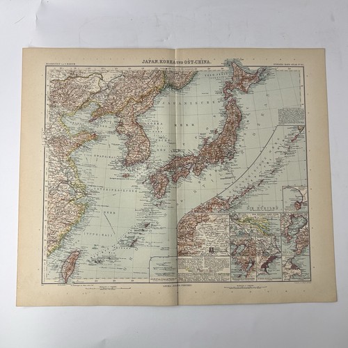 Stieler hand atlas - 1908, japan