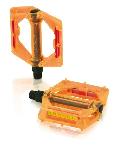 Pedali xlc freestyle arancione - pedali,