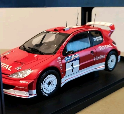 Autoart peugeot 206 wrc - autoart, 1/18