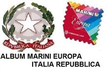 1980 / 1990 FOGLI ALBUM MARINI ITALIA REPUBBLICA MODELLO EUROPA NUOVO MF3875