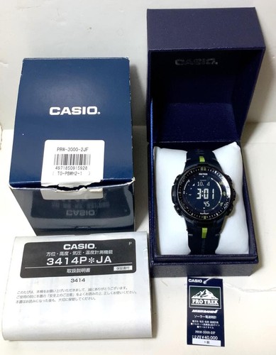 Casio pro trek prw 3000b - trek, prw-3000b
