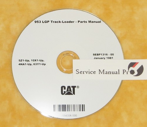 Sebp1316 caterpillar 953 lgp - sebp1316,