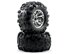 Traxxas Canyon pneumatico su cerchio geode cromato 17 mm originale Summit TRX5673...