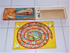 GIUOCO DELL'OCA + GIUOCO DEL GIRO DEL MONDO box VINTAGE Creazioni Cicogna gioco