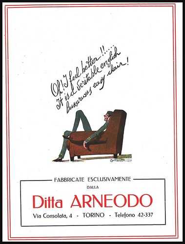 Pubblicita 1924 poltrone - pubblicita',