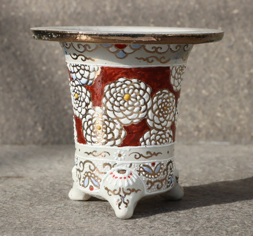 Vaso giapponese rakuyaki omoto - giapponese,