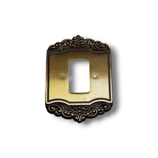 Placca Bticino Piuma in ottone