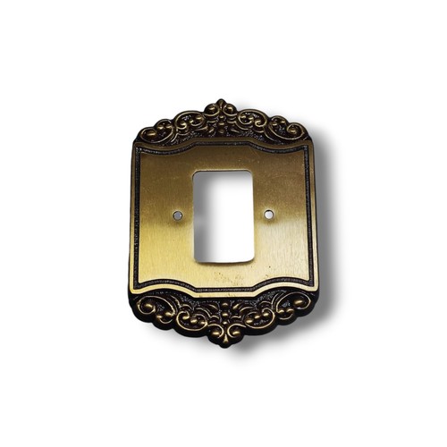 Placca bticino piuma ottone - placca,