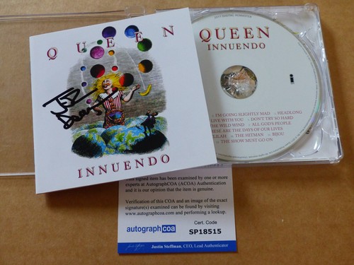 Queen john deacon autografo - john,