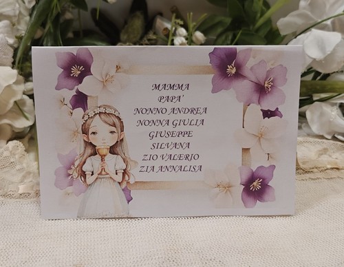 Prima comunione segna tavolo - prima,