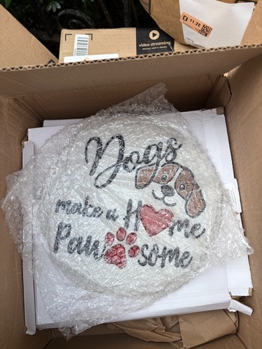 Cane mamma zampa stampa - , cuore