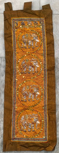 Arazzo antico birmano fatto - , a