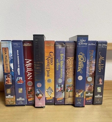 Lotto vhs disney cartoni - vhs,