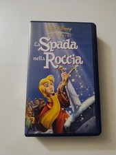 Disney LA SPADA NELLA ROCCIA classici VHS custodia blu italia VS 4158