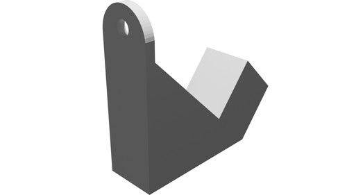 Supporto muro per tubo 2 - per,