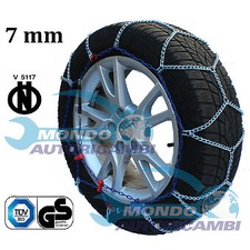 Catene neve 7mm 225 r17 - da,