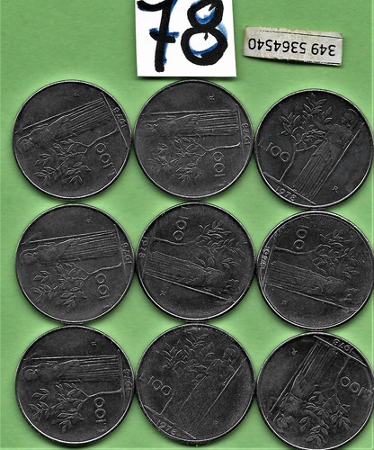 Lotto monete 100 lire - 100,