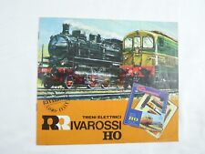 CATALOGO TRENINO  RIVAROSSI I TRENI ELETTRICI TRENO FERROVIA VINTAGE 1960 '60
