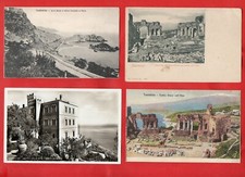 TAORMINA - LOTTO DI 12 CARTOLINE ANTICHE FP -MESSINA- vedi foto  e descrizione