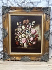 Original Oil On Canvas By