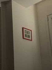 Quadro con Banconota Rara – Cornice Rossa – Pezzo Unico da Collezione