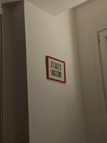 Quadro con banconota - quadro,