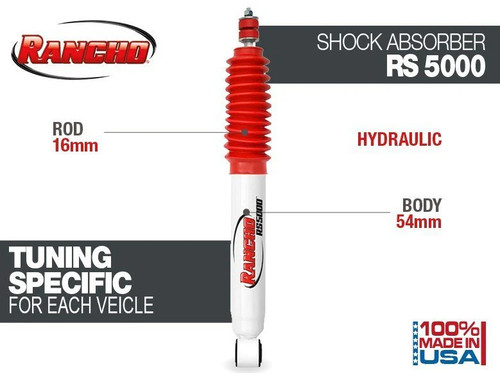 Ammortizzatore rancho 5000 per - 5000,