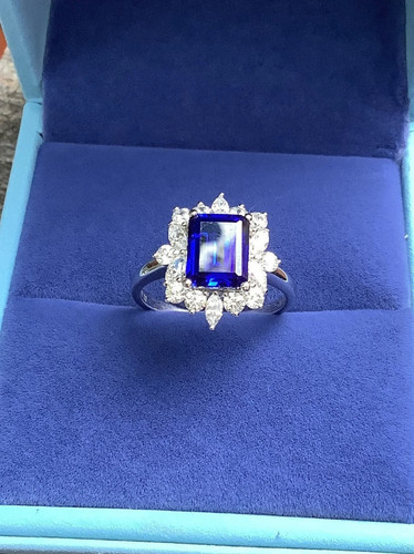 Fede nuziale diamante zaffiro - nuziale,