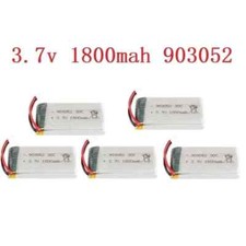 5 pezzi batteria lipo 3,7 V 1800 mAh per KY601S SYMA X5 X5S X5C X5SC X5SH X5SW M18 H5P