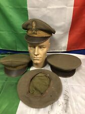 LOTTO 3 BERRETTI UN BASCO ESERCITO ITALIANO ANNI 60/70 COME DA FOTO