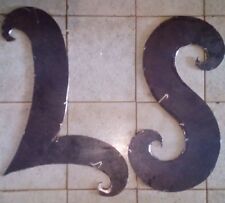 Lettere in ferro pieno lavorate ESCLUSIVAMENTE a mano 