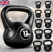 Set pesi kettlebell vinile 2-24 kg kettlebell esercizio casa fitness allenamento palestra