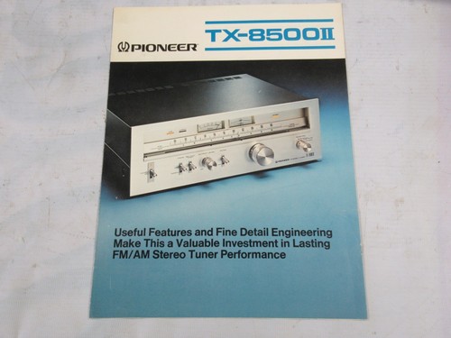 Pioneer 8500 vintage - tx-8500, ii