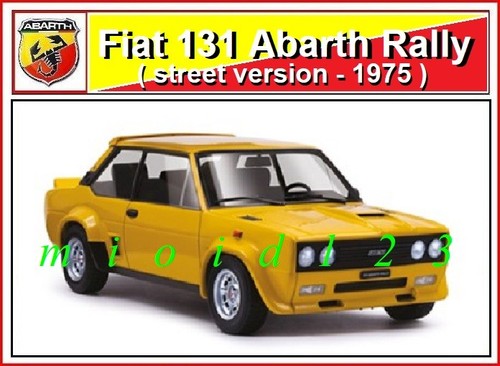 Abarth collection fiat 131 - collection,