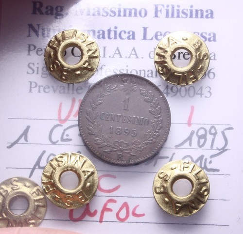 Umberto 1 centesimo 1895 - nl*,