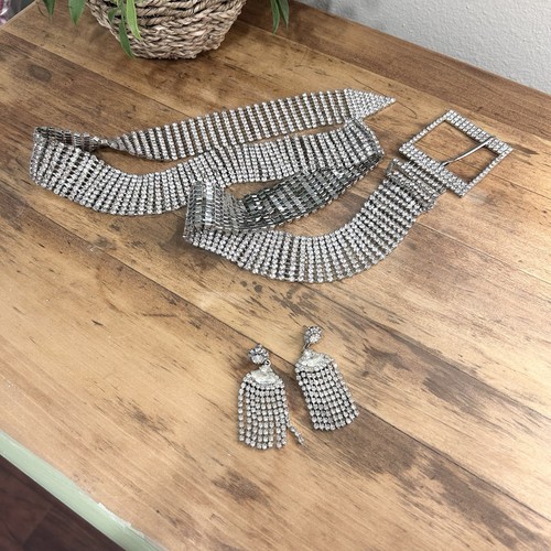Orecchini maglia strass 5 - orecchini,