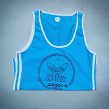 Adidas Originals Canottiera tank top donna primi anni 2000 vintage taglia M