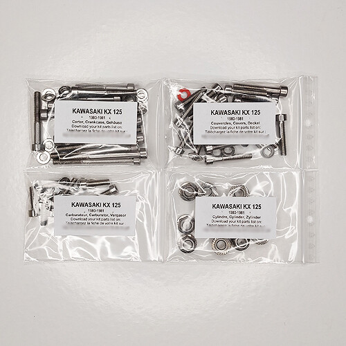 Kawasaki 125 1980 1981 kit - 125,