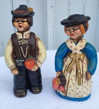 Coppia di Bambini Bimbi Tirolesi Thun