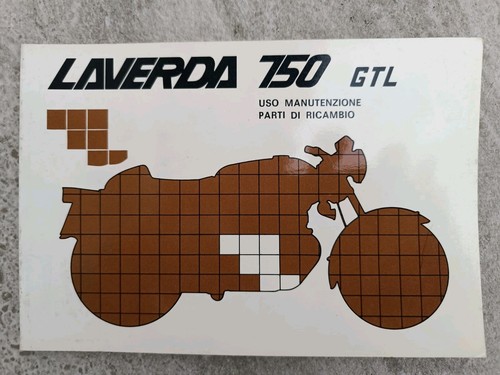 Laverda 750 gtl libretto uso - laverda,