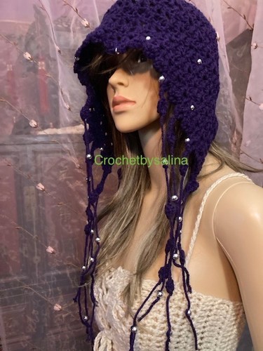 Cappello cappuccio pizzo