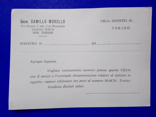 Cartolina torino geometra - 🔵,