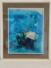 Armidio della Bartola - "Senza titolo" Astrattto pastello su carta in cornice 