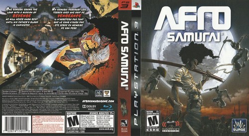 Afro samurai ps3 box - samurai,