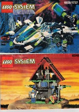 Lego 6938 6048 7074 7073 6397 6482 Vintage manuale istruzione varie