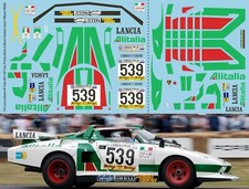 Decals per lancia stratos - 1/24,